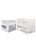Atlas 2 Piece Cotbed & Luxury Twin Spring Cotbed Mattress image number 1